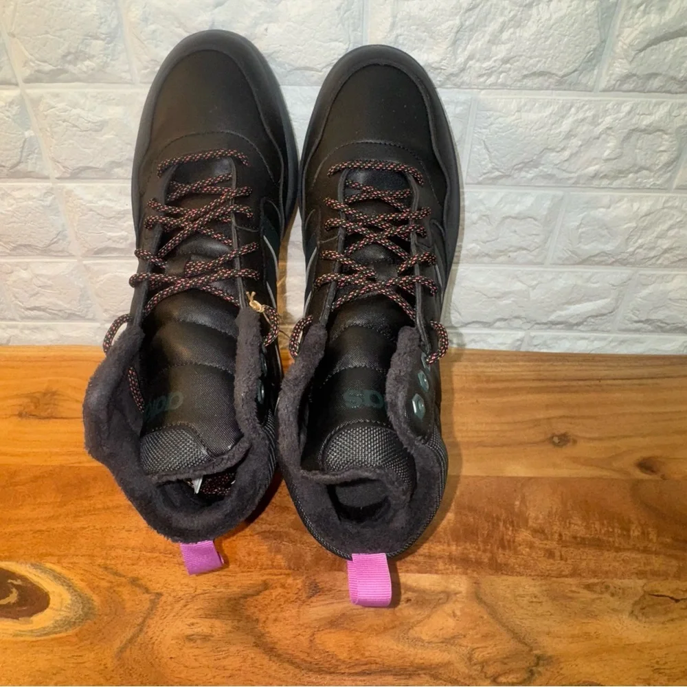 Adidas Hoops 3.0‎ Mid WTR Black with Multicolor Laces
